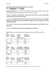 Mod2 Data Sheet Potato Osmosis Lab 1 Docx BIOL 1161 Module 2 Data