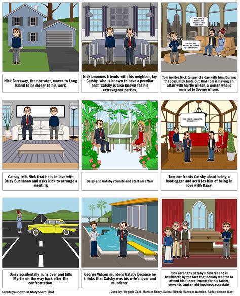 The Great Gatsby Storyboard By A