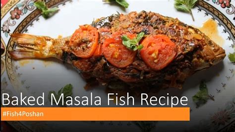 Baked Masala Fish Recipe Youtube