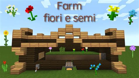 Minecraft Come Fare Una Farm Di FIORI Automatica YouTube