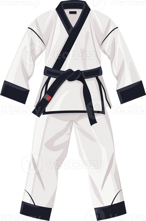 Ilustración De Kárate Uniforme 48676247 Png