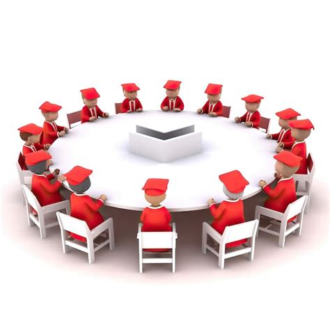 Premium Vector 3d Vector Student Council On White Background