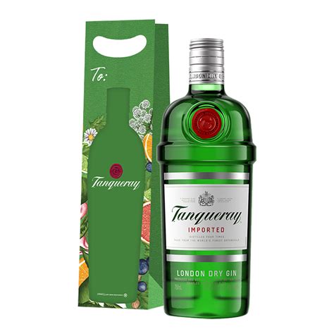 Buy Tanqueray London Dry Gin 750ml With T Bag And Note Card Price