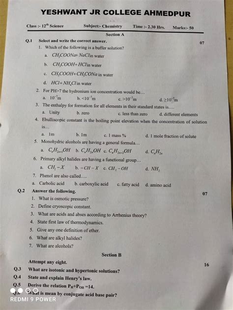 CH3 COONa+NaCl in water b. CH3 COOH+HClin water c. CH3 COOH+CH3 CONa in..