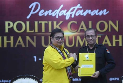 FOTO Partai Golkar Daftar Pemilu 2024