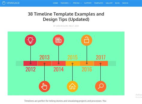 Timeline Templates Examples And Design Tips Venngage Templates