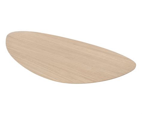 Kiezelvormige Eikenhouten Eettafel Basic Lachaud Table Du Sud