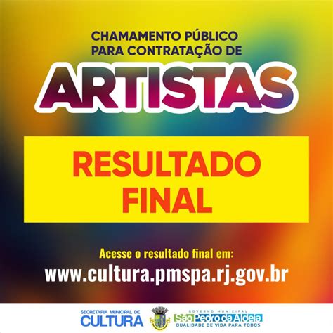 Cultura Aldeense Divulga Resultado Final Do Edital De Chamamento De