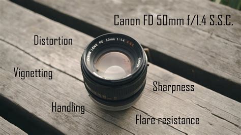 Canon FD 50mm F 1 4 S S C Lens Review On A Sony A7 YouTube