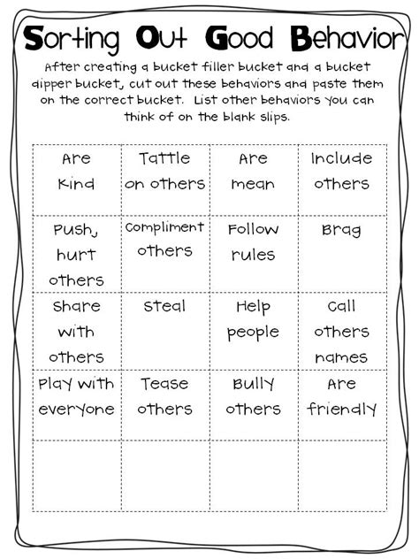 Pdf Bucket Filler Printables Printable Word Searches