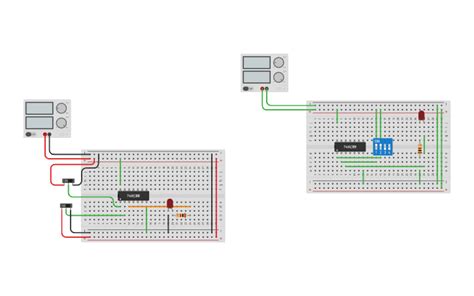 Circuit Design Nand Gate Tinkercad