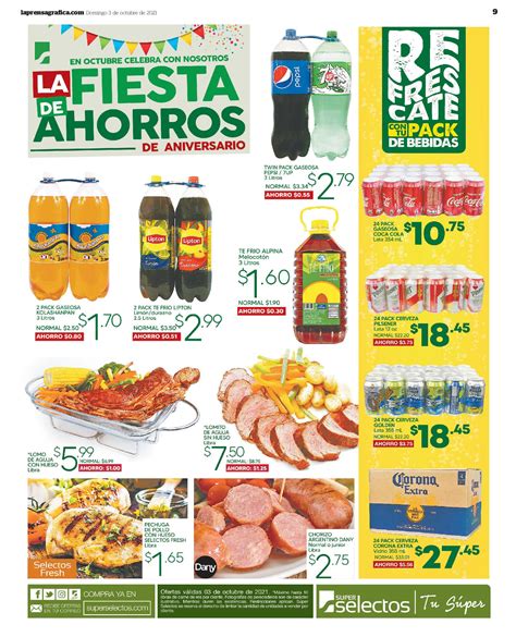 Oferta De Bebidas Y Carne En Fiesta De Ahorros De S Per Selectos