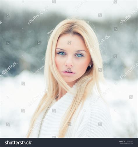 Portrait Beautiful Blonde Sexy Look Stock Photo Shutterstock