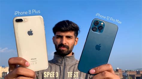 Iphone 8 Plus Vs Iphone 12 Pro Max Speed Test Youtube