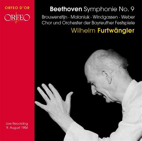 Furtwangler Beethoven Symphony No 9 Classical Orchestral And Concertos