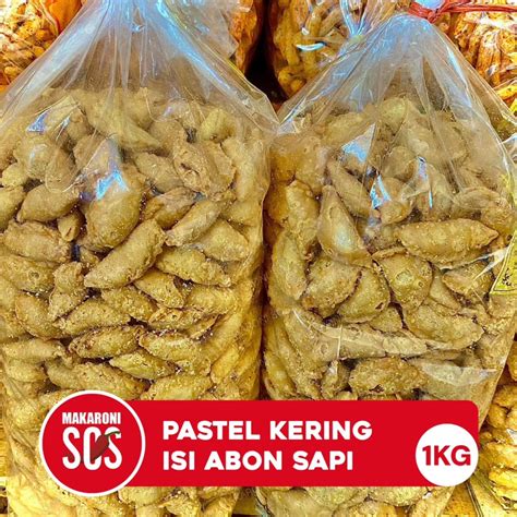 Jual Pastel Kering Isi Abon Sapi 1KG Pastel Renyah Gurih Isi Abon