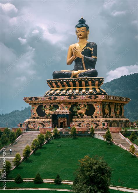 Buddha statue of Sikkim India , Buddha park sikkim Stock Photo | Adobe ...