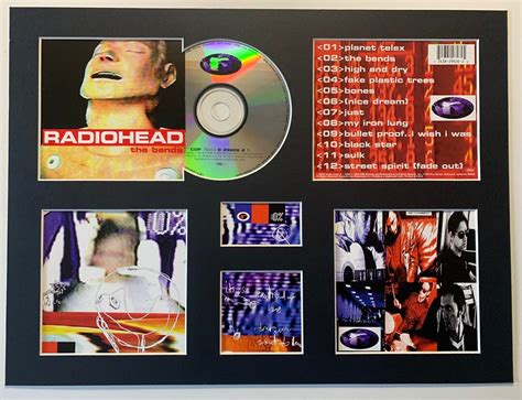 Radiohead The Bends Album Display Deluxe With Authentic Etsy