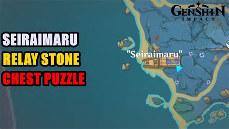 Seiraimaru Relay Stone Puzzle Genshin Impact YouTube