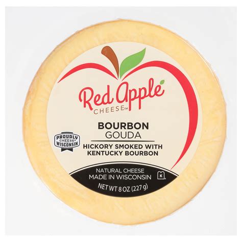 Save On Red Apple Hickory Smoked Bourbon Gouda Cheese Wheel Order