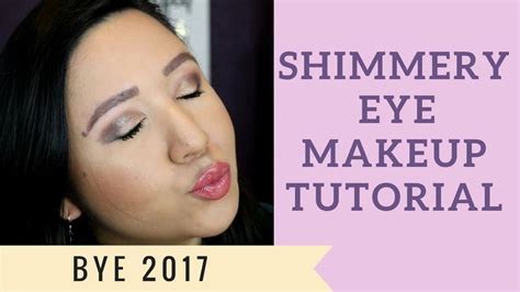 Shimmery Eye Makeup Tutorial New Year S Eve Inspired Youtube