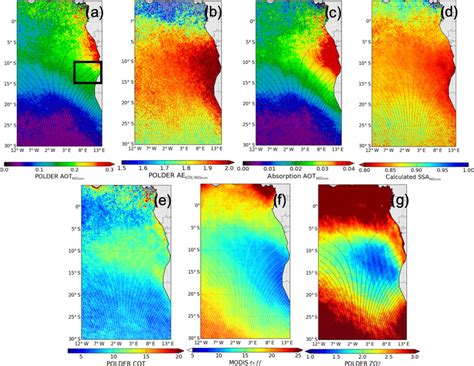 Mean Values Of Above Cloud Aerosol And Cloud Properties Above The South