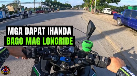 Dapat Ihanda At Dalhin Bago Mag Long Ride Ninja Sx