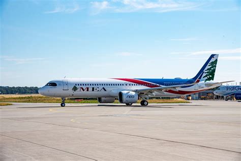 Middle East Airlines Takes Delivery Of Its First Airbus A321neo