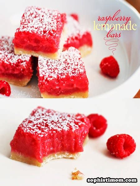 Bake Sale Week Raspberry Lemonade Bars Raspberry Recipes Dessert