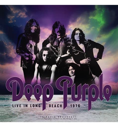 Deep Purple Live In Long Beach 1976 Double Lp On Purple Vinyl