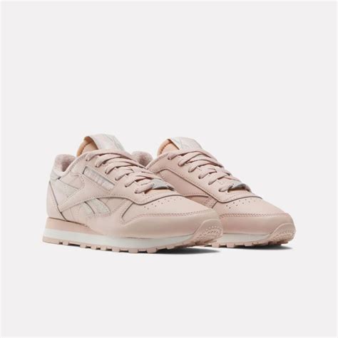 Zapatillas Urbanas Reebok Para Mujer 100074361 Classic Leather Rosado Oechsle Oechsle