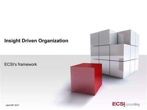 Insight Driven Organization Ecsi Insights Ppt