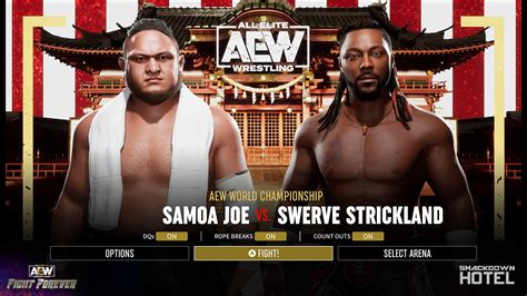 Swerve Strickland Aew Fight Forever Roster