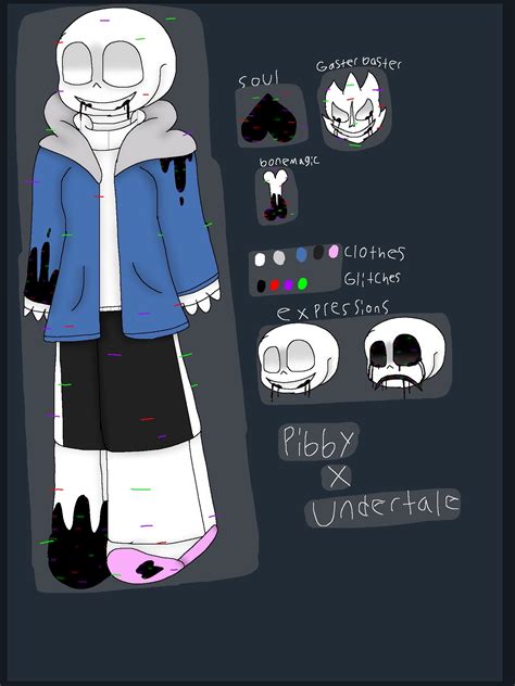 Corrupted Sans Ref Sheet Pibby X Undertale By Geminisans On Deviantart