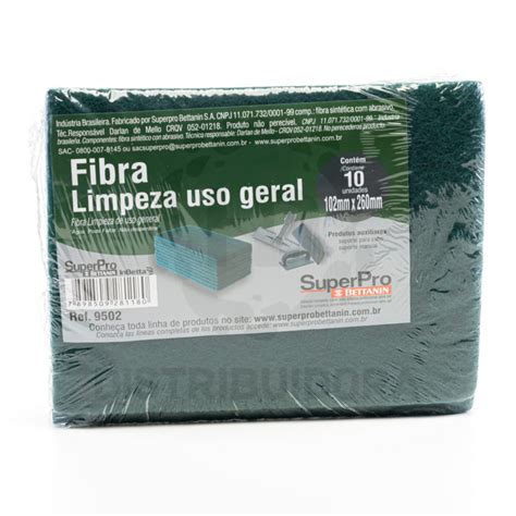 Fibra De Limpeza Uso Geral Superpro Bettanin Pacote 10 Unidades