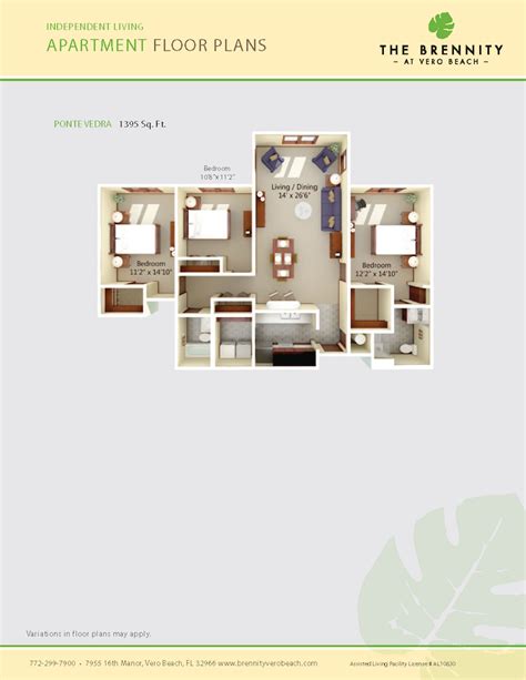 Floor Plans - The Brennity at Vero Beach