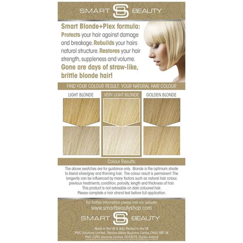 Light Blonde Hair Color Chart