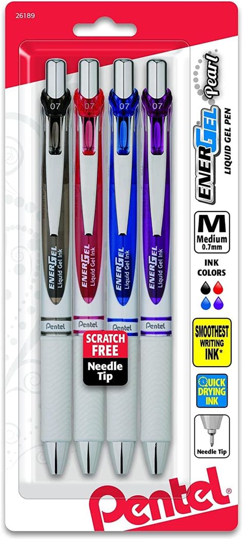 Pentel EnerGel Deluxe RTX Bolígrafo retráctil de gel líquido Yaxa Store