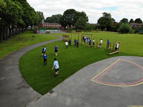 A Terrific Trim Trail Play Area For All Saints Primary School