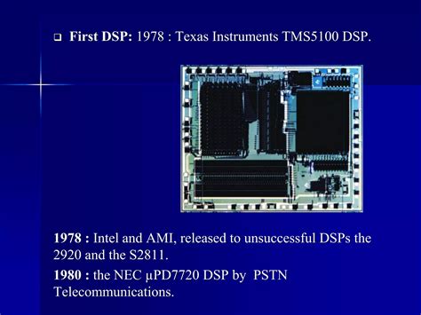 Digital Signal Processors Dsps Ppt