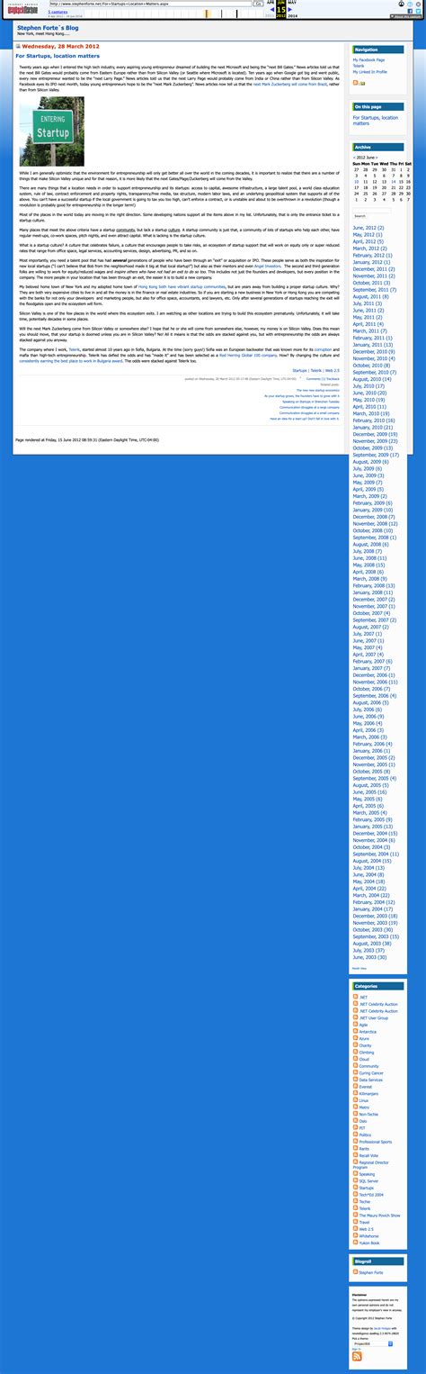 Feel the Startup Revolution! From the Heart of it all in San Francisco