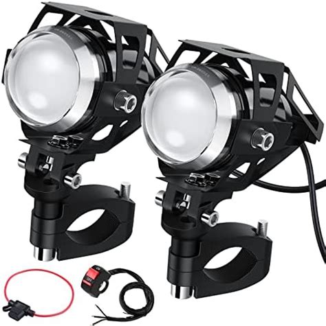 PROZOR Motorbike Headlight 2PCS 15W U5 Motorcycle Lights LED With