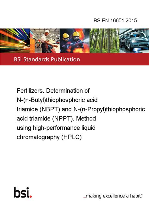 Bs En Fertilizers Determination Of N N Butyl