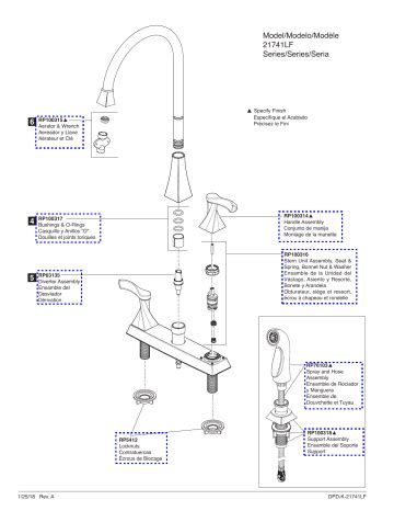 Delta Everly Handle Standard Kitchen Faucet Information Produit