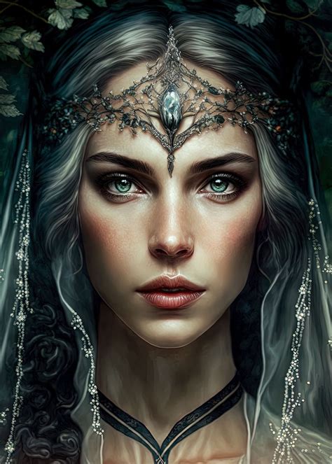 Elven Princess Poster By Aleksundoor Art Displate