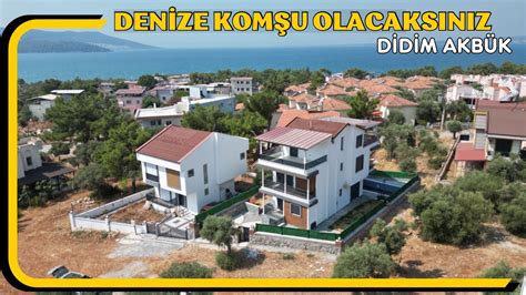 Denize Komşu Olabilirsiniz Harika Villa Turu Didim Akbük E 317 YouTube