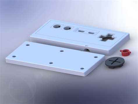 Printable Nintendo Nes Controller Free 3d Model 3d Printable Cgtrader