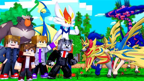 Minecraft Pokémon S S 2 CRIAMOS ZACIAN E ZAMAZENTA OS LENDÁRIOS