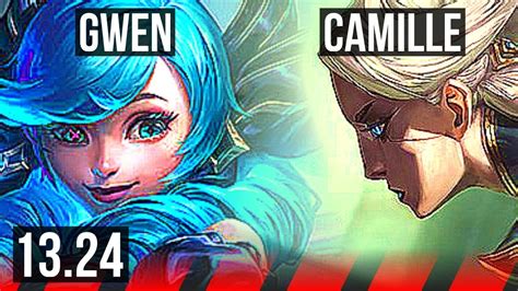 Gwen Vs Camille Top Solo Kills Games Legendary