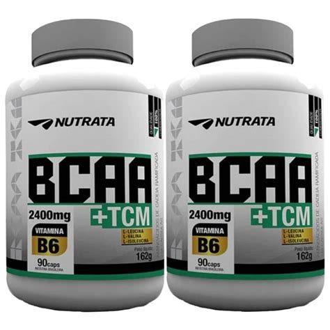 Kit X Bcaa Tcm C Psulas Nutrata Otimanutri